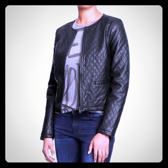 Old Navy Jackets & Blazers - OldNavy quilted Moto Jacket (L)